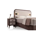 Kép 6/9 - Livora SATURN ágykeret és matrac szett 160x200 cm - Beige/Barna