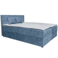 Kép 1/2 - ARAMIS Boxspring franciaágy 160x200 cm - 3-as VILÁGOSKÉK