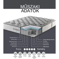 Kép 2/6 - CARBON memóriahabos táskarugós matrac 160x200 cm - 28 cm vastag