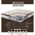 Kép 2/7 - NATURAL táskarugós prémium ortopéd matrac 140x200 cm - 30 cm vastag