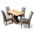Kép 2/2 - BERLIN kis asztal 135(+40)cm - Artisan / Antracit