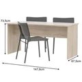 Kép 6/6 - JOHAN 2 NEW 08 kétoldalas íróasztal - Sonoma Tölgy (278027)