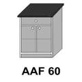Kép 1/6 - ZILLE AAF60 2 ajtós 1 fiókos munkalapos elem