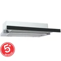 Kép 1/3 - EVIDO SLIMLUX 50GB teleszkópos kihúzható páraelszívó, 50 cm, fekete (TGES50_FK)