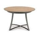 Kép 4/16 - MORETTI asztal 118(+30)cm - Arany Tölgy / Fekete / Antracit