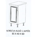 Kép 1/11 - ORSI A/40/1A-ALSÓ 1 ajtós munkalapos elem - BALOS