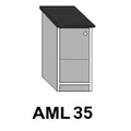 Kép 1/8 - LAURA AML35 munkalapos elem, balos