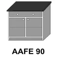 Kép 1/6 - ZILLE AAFE90-es 2 ajtós 1 fiókos munkalapos elem