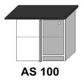 Kép 1/8 - LAURA AS100-as sarok munkalapos elem jobbos