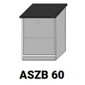 Kép 1/7 - ANTÓNIA ASZB60-as 1 fiókos munkalapos elem hulladéktartó számára