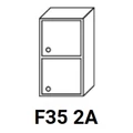 Kép 1/8 - LAURA F35 2A kétajtós zárt elem jobbos