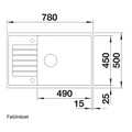 Kép 3/6 - BLANCO Zia XL 6 S Compact medence + csepegtetős silgránit mosogató - Antracit