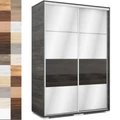 Kép 1/3 - MIRROR 140 cm tükrös tolóajtós gardrób - VÁLASZTHATÓ SZÍNEKBEN