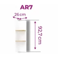 Kép 2/2 - ARIANA CD-s elem - Artisan Tölgy / Magasfényű Fehér (AR7)