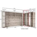 Kép 2/2 - NEST 80 cm sarok elem - San Remo