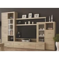 Kép 2/4 - ATLANTIS NEW nappali szekrénysor 312 cm LED világítással - Sonoma Tölgy