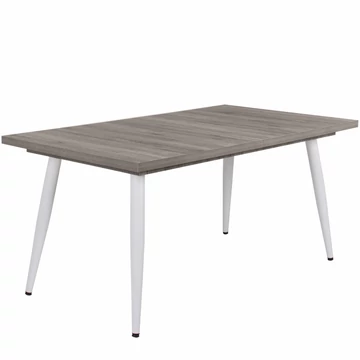 ALASKA asztal 160(+40)cm - San Remo / Fehér