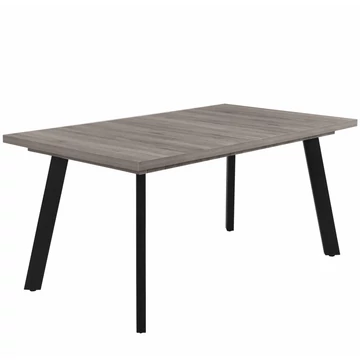 LINETT asztal 160(+40)cm - San Remo / Fekete
