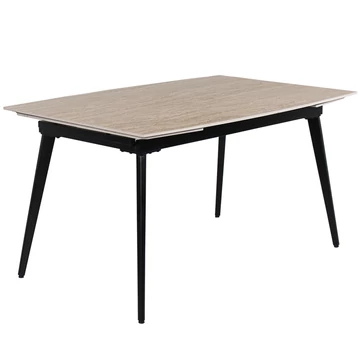 REBEKA asztal 140(+60)cm - Beige kő színben