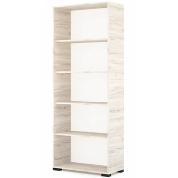POLLY könyvespolc 80 cm - Justus Tölgy / Fekete láb