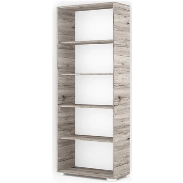 POLLY könyvespolc 80 cm - San Remo / Fehér láb