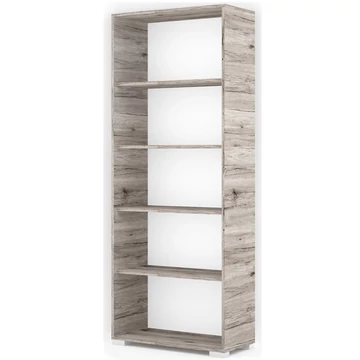POLLY könyvespolc 80 cm - San Remo / Szürke láb