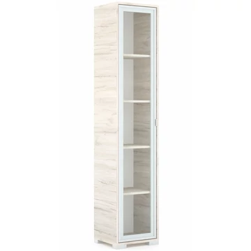 POLLY vitrines polcos elem 42 cm BALOS - Justus Tölgy / Szürke