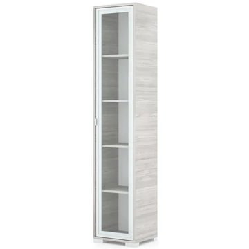 POLLY vitrines polcos elem 42 cm JOBBOS - Katthult / Szürke