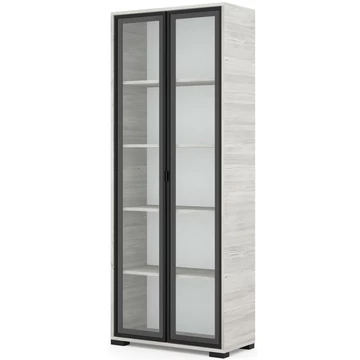 POLLY vitrines polcos elem 80 cm - Katthult / Fekete
