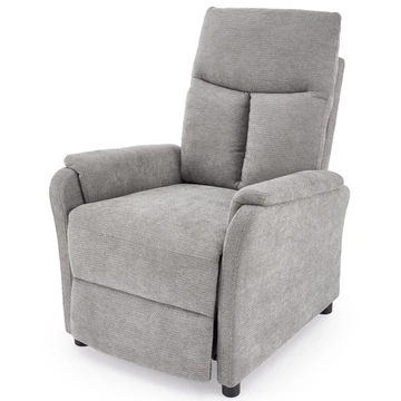 ZAHIR relax TV fotel - Szürke szövet