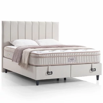 Livora ALIZE ágykeret és matrac szett 160x200 cm - Beige