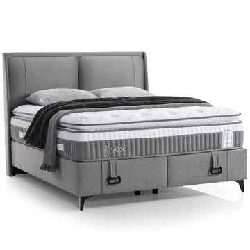 Livora ALOE PREMIUM ágykeret és matrac szett 160x200 cm - Szürke