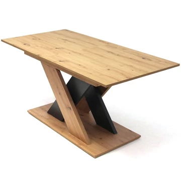 BERLIN asztal 160(+40)cm - Artisan / Antracit