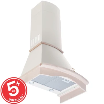 EVIDO DAPHNE 90C rusztikus kürtős páraelszívó, 90 cm, bézs (TGED90C)