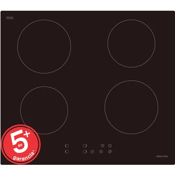 EVIDO VETRO 60IB indukciós FŐZŐLAP 60 cm FEKETE színben (TGEVE60I)