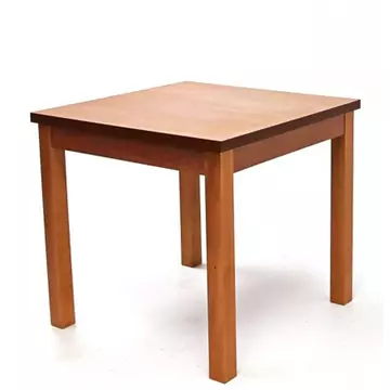 BERTA asztal 80x80cm fix - Éger