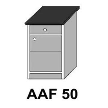 ZILLE AAF50 1 ajtós 1 fiókos munkalapos elem jobbos