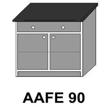 ANTÓNIA AAFE90-es 2 ajtós 1 fiókos munkalapos elem