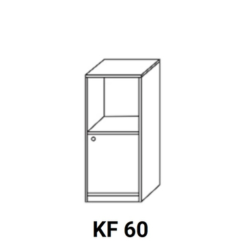 ANTÓNIA KF60 beépíthető sütős, ajtós elem, jobbos