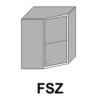 ZILLE FSZ 60x60-as zárt sarok elem jobbos