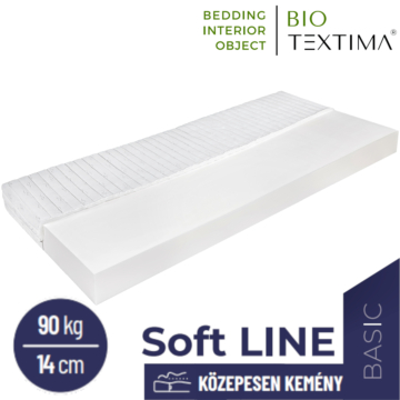 SOFT LINE hideghab vákuummatrac 90x200 cm HURKOLT PES huzattal - 14 cm vastag