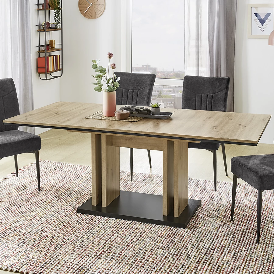 RHEDE asztal 160(+40) cm - Artisan Tölgy
