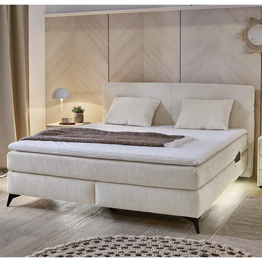 KIRA boxspring franciaágy 160x200 cm - 444/17