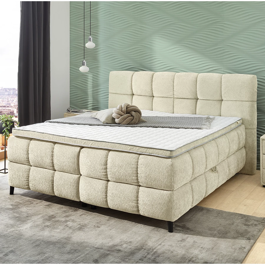 MOLLY boxspring franciaágy 180x200 cm - 410/07