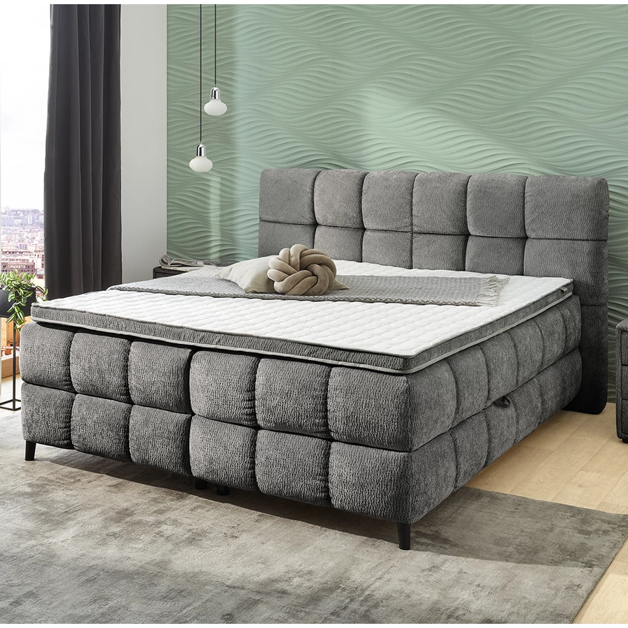 MOLLY boxspring franciaágy 180x200 cm - 410/09