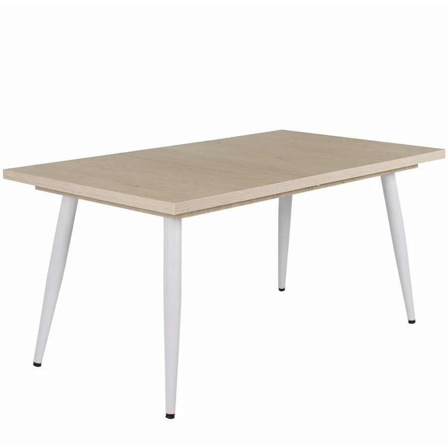 ALASKA asztal 160(+40)cm - Cotta Cremona / Fehér