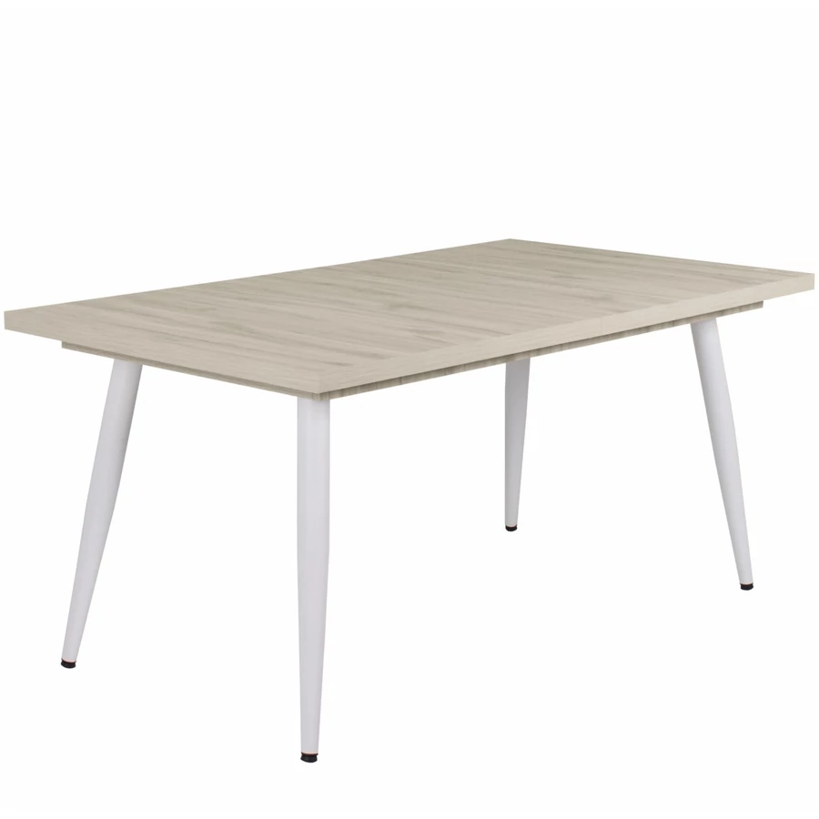 ALASKA asztal 160(+40)cm - Justus Tölgy / Fehér