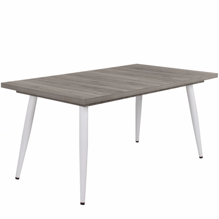 ALASKA asztal 160(+40)cm - San Remo / Fehér