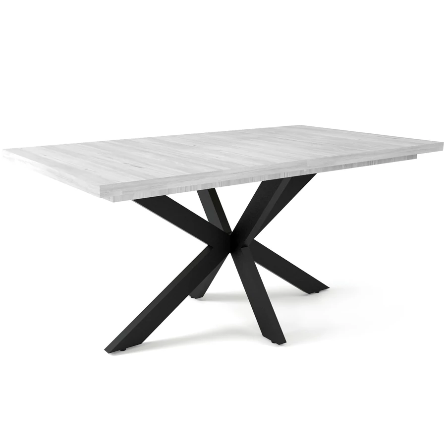 DOROTHY asztal 160(+40)cm - Katthult / Fekete