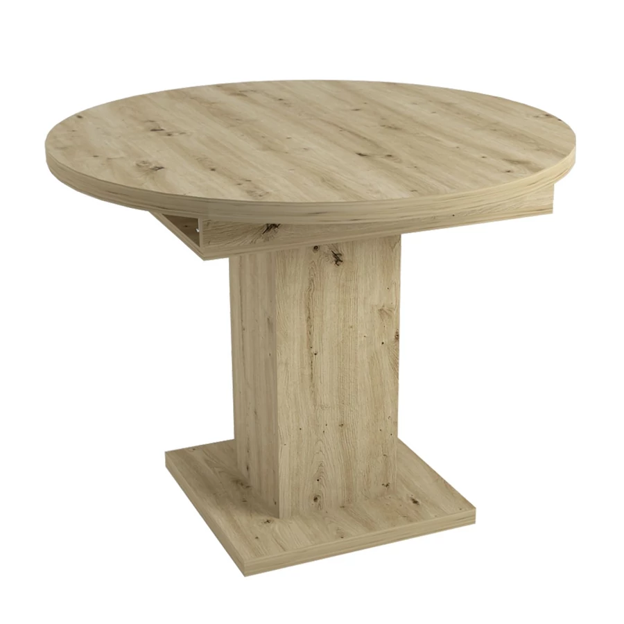 MAROCCO körasztal 100(+40)cm - Artisan Tölgy